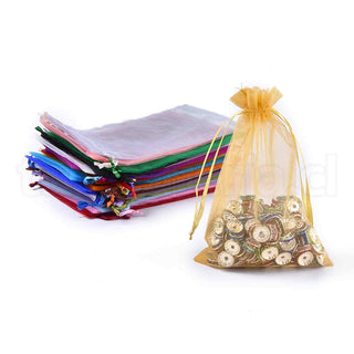 Bolsas de organza para joyeria de 13x16 cms. Varios tonos para seleccionar