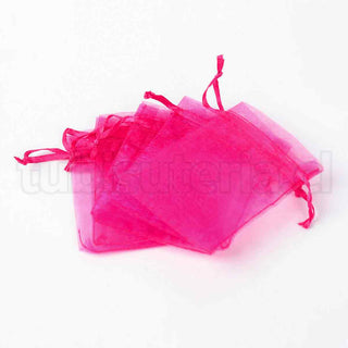 Bolsas de organza para joyeria de 7x9 cms. Varios colores para seleccionar