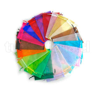 Bolsas de organza para joyeria de 7x9 cms. Varios colores para seleccionar