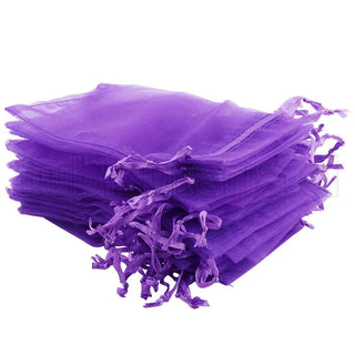 Bolsas de organza para joyeria de 9x12 cms. Color mezclado