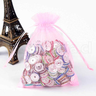 Bolsas de organza para joyeria de 9x12 cms. Color mezclado