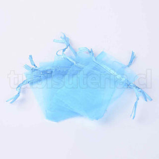 Bolsas de organza para joyeria de 9x12 cms. Color mezclado