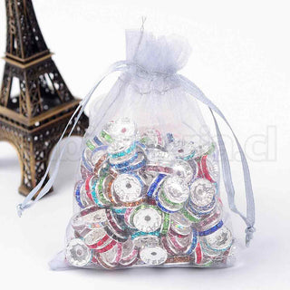Bolsas de organza para joyeria de 9x12 cms. Color mezclado