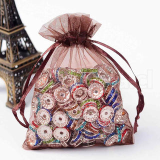 Bolsas de organza para joyeria de 9x12 cms. Color mezclado