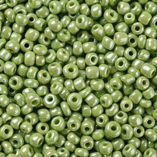 Mostacilla perlada 8/0. Abalorio de vidrio de 3 mm de diámetro., varios colores para seleccionar. 20 gramos.
