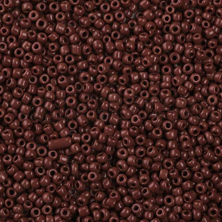 Mostacilla 8/0, color sólido, opciones de color para seleccionar, tamaño aproximado 3 mm de diámetro.