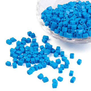Abalorio Vidrio Cubo Irregular 3 mm | Varios Tonos | 15 gr