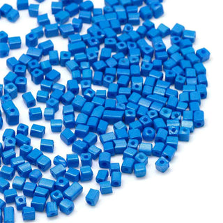Abalorio Vidrio Cubo Irregular 3 mm | Varios Tonos | 15 gr