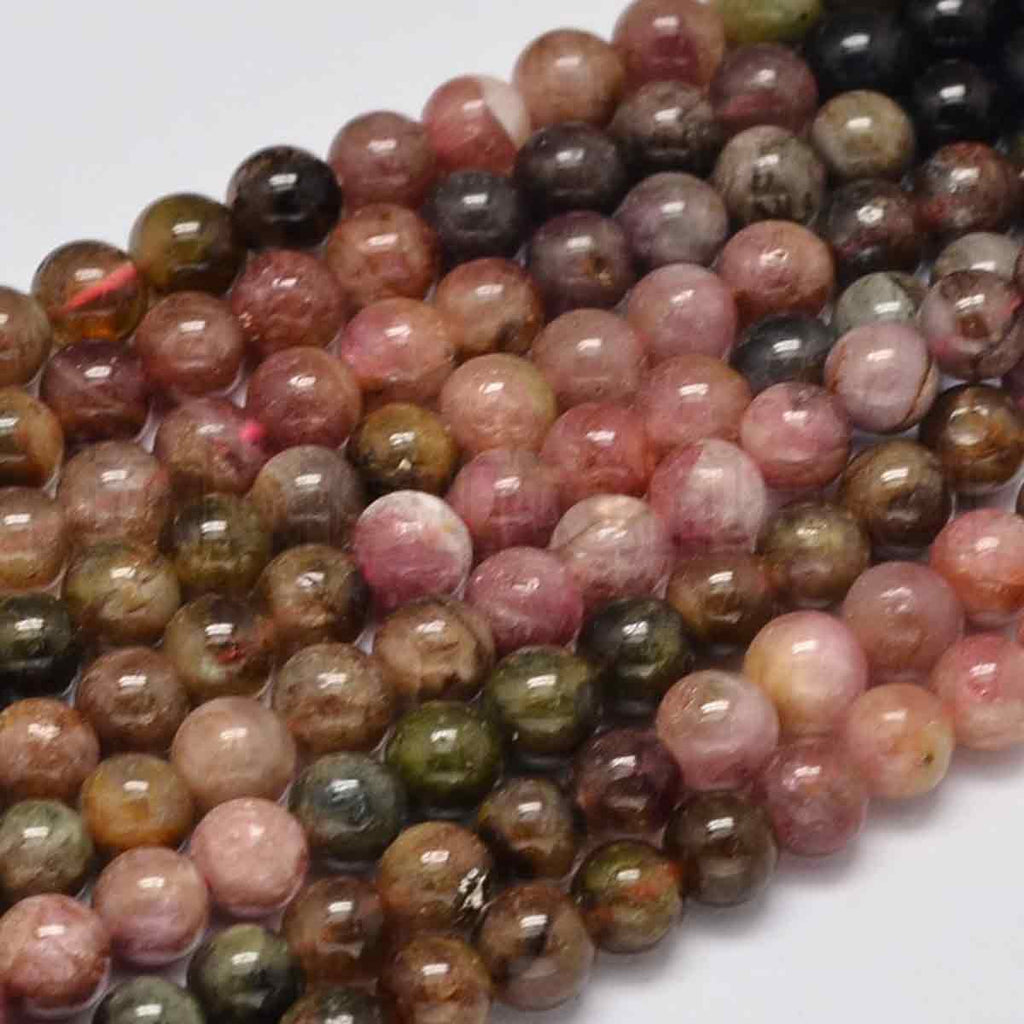 60 Cuentas Redondas De Ojo De Tigre Azul Natural De 6 Mm - Para Hacer Pulseras, Collares Y Joyería DIY, Piedra De Coraje Y Protección