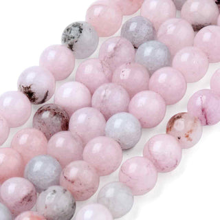 Jaspe Cherry Blossom Natural Redondo Rosa Suave 8 mm | 1 tira
