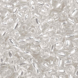 Mostacillón 6/0 Vidrio Centro de Plata 4 mm | Varios Tonos | 20 gr