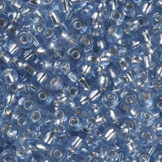 Mostacillón 6/0 Vidrio Centro de Plata 4 mm | Varios Tonos | 20 gr