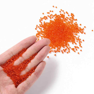 Mostacilla 12/0 Vidrio Transparente 2 mm | Varios Tonos | 20 gr