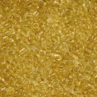 Mostacilla 8/0. Cuentas de vidrio redondeadas, color transparente, varios tonos para seleccionar,, cerca de 3 mm.