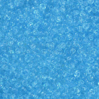 Mostacilla 8/0. Cuentas de vidrio redondeadas, color transparente, varios tonos para seleccionar,, cerca de 3 mm.