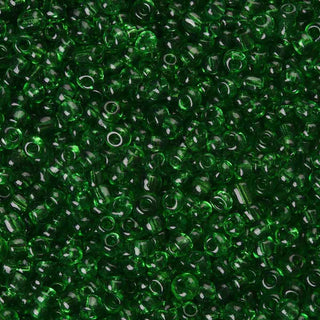 Mostacilla 8/0. Cuentas de vidrio redondeadas, color transparente, varios tonos para seleccionar,, cerca de 3 mm.