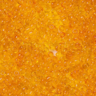 Mostacilla 8/0. Cuentas de vidrio redondeadas, color transparente, varios tonos para seleccionar,, cerca de 3 mm.