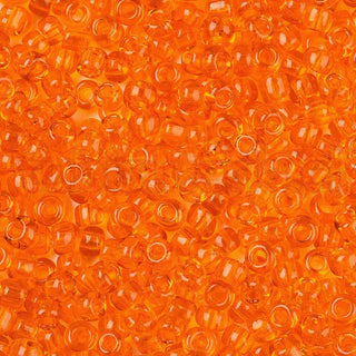 Mostacilla 8/0. Cuentas de vidrio redondeadas, color transparente, varios tonos para seleccionar,, cerca de 3 mm.