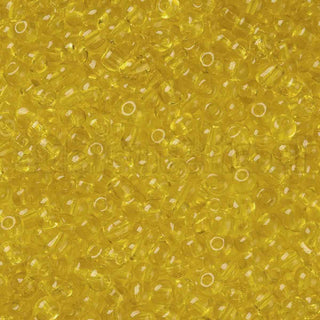 Mostacilla 8/0. Cuentas de vidrio redondeadas, color transparente, varios tonos para seleccionar,, cerca de 3 mm.