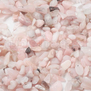 Viruta o chip de piedra natural, opalo rosa natural en chips, sin agujero / sin perforar.