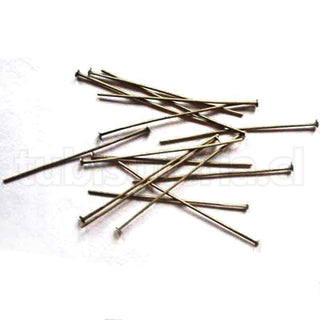 Vástagos de tope, 50×0.7 mm, Latón, color bronce envejecido.