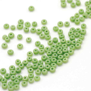 Mostacilla 8/0 Vidrio Esmerilada Opaca 3 mm | Varios Tonos | 20 gr